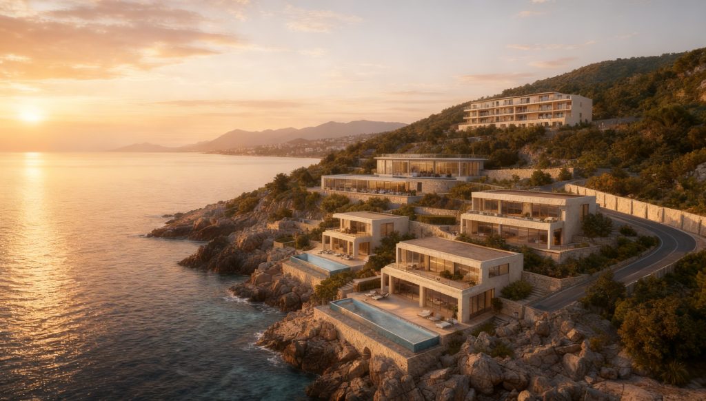 Utjeha waterfront development parcel overlooking the Adriatic Sea