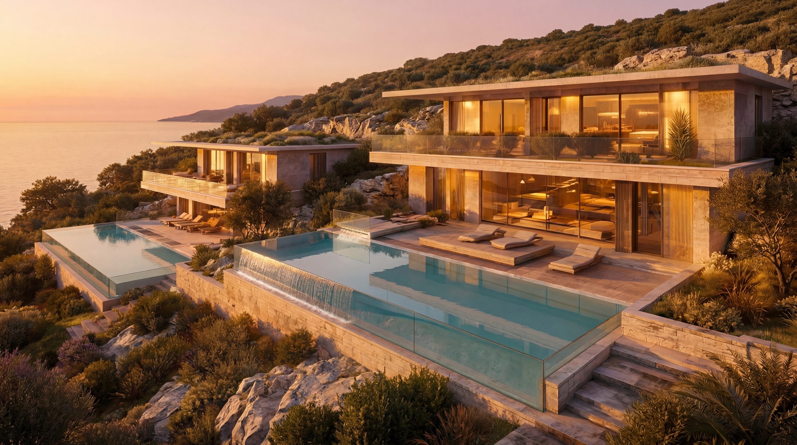 Skocidjevojka cliffside development parcel overlooking the Adriatic Sea